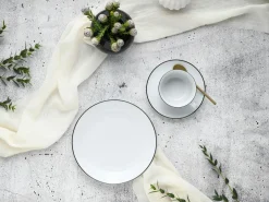 CreaTable Kaffeegeschirr 18tlg weiß