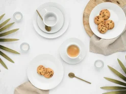 CreaTable Kaffeegeschirr 18tlg weiß