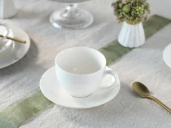 CreaTable Kaffeeuntertasse 15cm beige