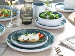 CreaTable Kombigeschirr 16tlg weißblau