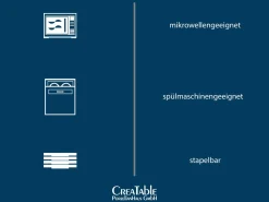 CreaTable Suppenteller 22,5cm beige