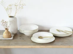 CreaTable Tafelgeschirr 12tlg beigeweiß