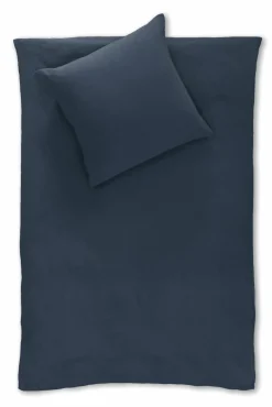 Dero Textil Musselin-Bettwäsche grau