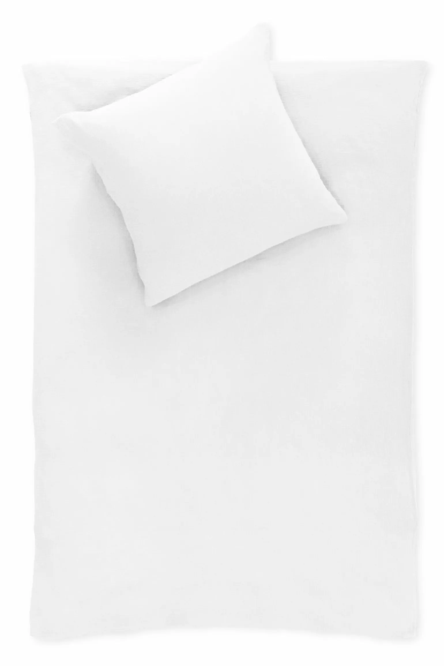 Dero Textil Musselin-Bettwäsche weiß