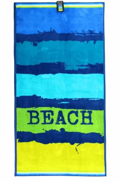 Dero Textil Strandtuch Painted Beach blaugrün