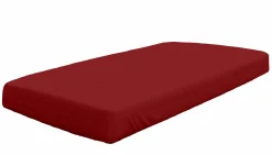 Dormisette Jersey-Spannbettlaken rot