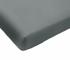 Dormisette Jersey-Spannbettlaken grau