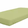 Dormisette Jersey-Spannbettlaken grün