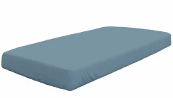 Dormisette Jersey-Spannbettlaken blau