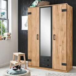 Drehtürenkombischrank 3-trg.