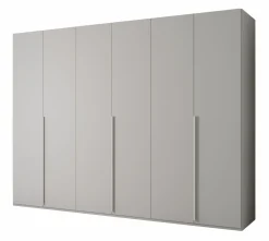 Drehtürenschrank grau