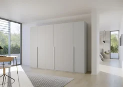 Drehtürenschrank grau