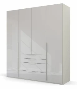 Drehtürenschrank grau