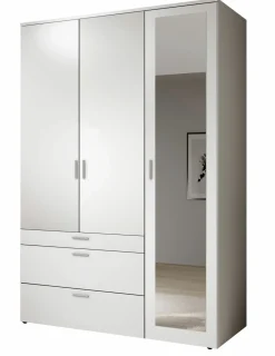 Drehtürenschrank 3-trg. weiß