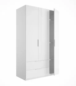 Drehtürenschrank weiß