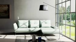 Eckgarnitur blaugrau