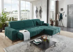Eckgarnitur grün