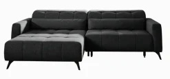 Eckgarnitur schwarz