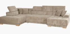 Eckgarnitur U-Form beige