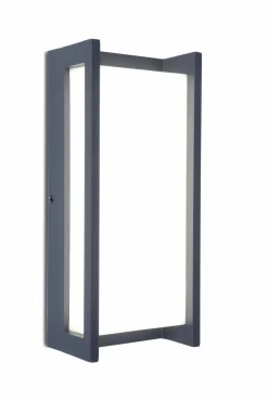 Eco-Light LED-Außen Wandleuchte 1flg grau