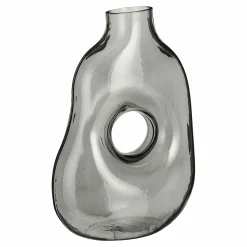 Edelman Glasvase 25cm grau