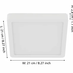Eglo LED-Aufbauleuchte 1flg weiß