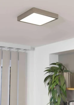 Eglo LED-Aufbauleuchte 1flg silberfarben