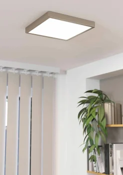 Eglo LED-Aufbauleuchte 1flg silberfarben