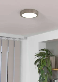 Eglo LED-Aufbauleuchte 1flg silberfarben