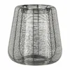 EGLO Living Windlicht 29cm silberfarbentransparent