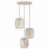 Eglo Pendelleuchte 3flg beige