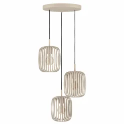 Eglo Pendelleuchte 3flg beige