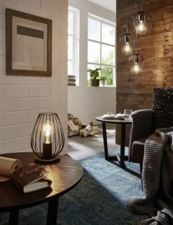 Eglo Pendelleuchte 3flg schwarz