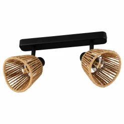 Eglo Spot 2flg schwarz