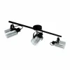 Eglo Spot 3flg schwarzsilberfarben