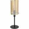 Eglo Tischleuchte 1flg schwarzgoldfarben