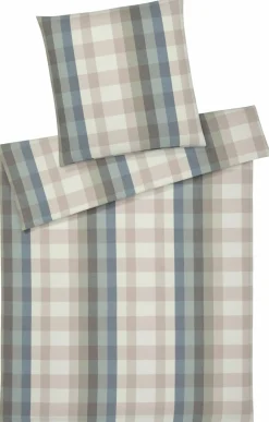 Elegante Flanell-Bettwäsche grün