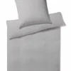 Elegante Mako-Feinjersey-Bettwäsche beige