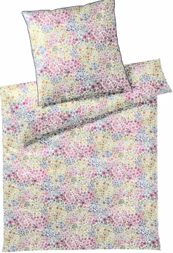 Elegante Mako-Satin-Bettwäsche weiß