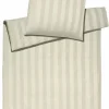 Elegante Mako-Satin-Bettwäsche beige