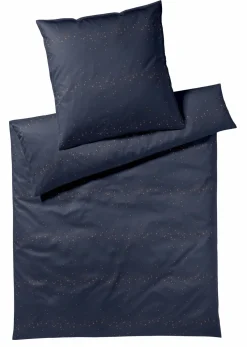 Elegante Mako-Satin-Bettwäsche grünblaurot