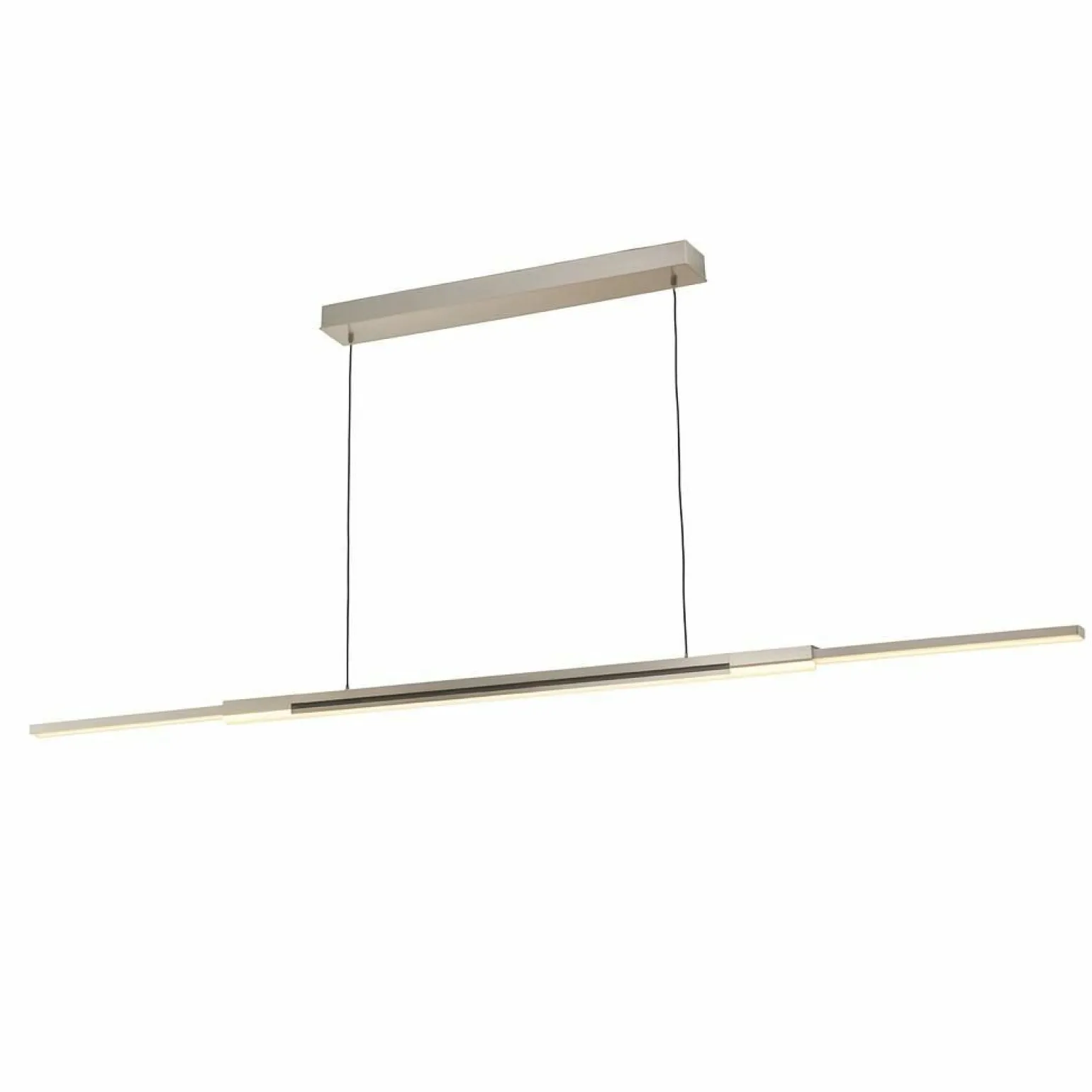 elements by BANKAMP LED -Pendelleuchte silberfarben