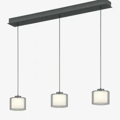 elements by BANKAMP LED-Pendelleuchte 1flg schwarz