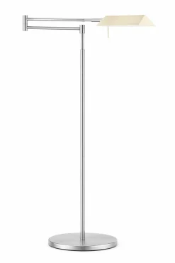 elements by BANKAMP LED-Stehleuchte 1flg silberfarben