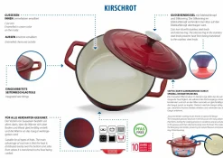 Elo Bräter 33cm rot