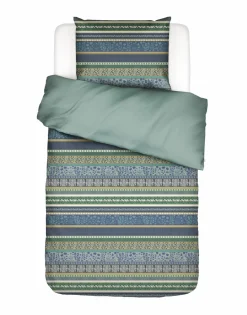 ESSENZA HOME Flanell-Bettwäsche grün