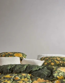 ESSENZA HOME Satin-Bettwäsche grün