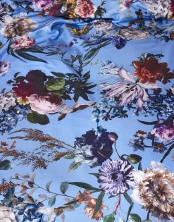 ESSENZA HOME Satin-Bettwäsche blau