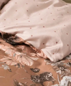 ESSENZA Satin-Bettwäsche braun