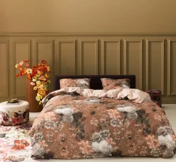 ESSENZA Satin-Bettwäsche braun